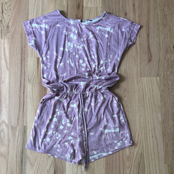Purple Tie-Dye Romper - Picture 1 of 1